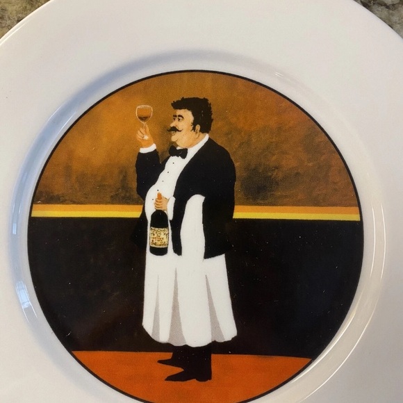 Williams-Sonoma Marketplace Set Of 4 Assorted Guy Buffet Salad/Dessert Plates - Picture 3 of 6